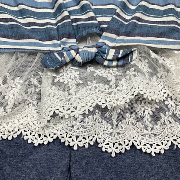 BONNIE JEAN 2 Piece Set Outfit Top Leggings School NEW Girls Size 5 - Picture 4 of 9